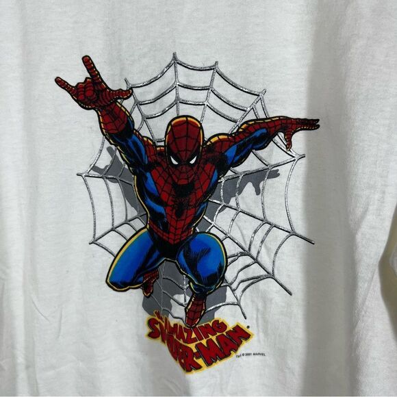 Vintage 2001 Men’s Spider-Man T Shirt - Picture 4 of 6